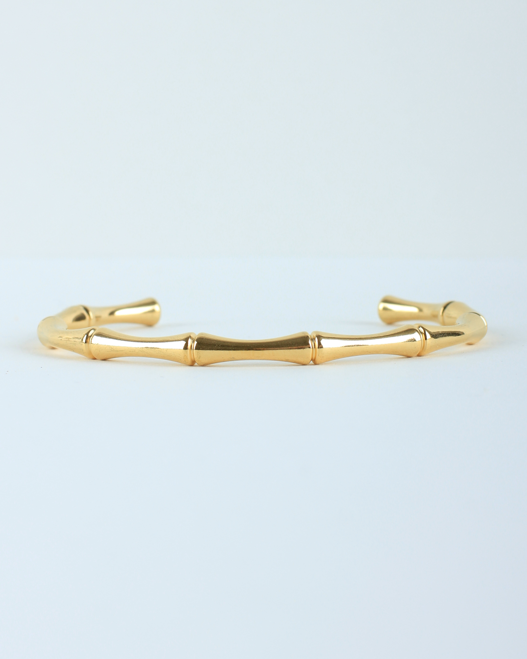 Bamboo bangle gold